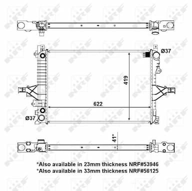 Radiators, Motora dzesēšanas sistēma NRF 53532 5