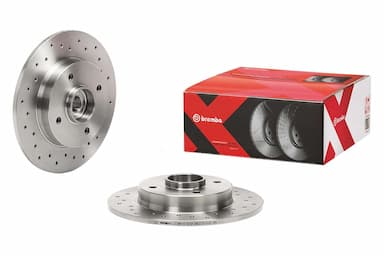 Bremžu diski BREMBO 08.9512.1X 2