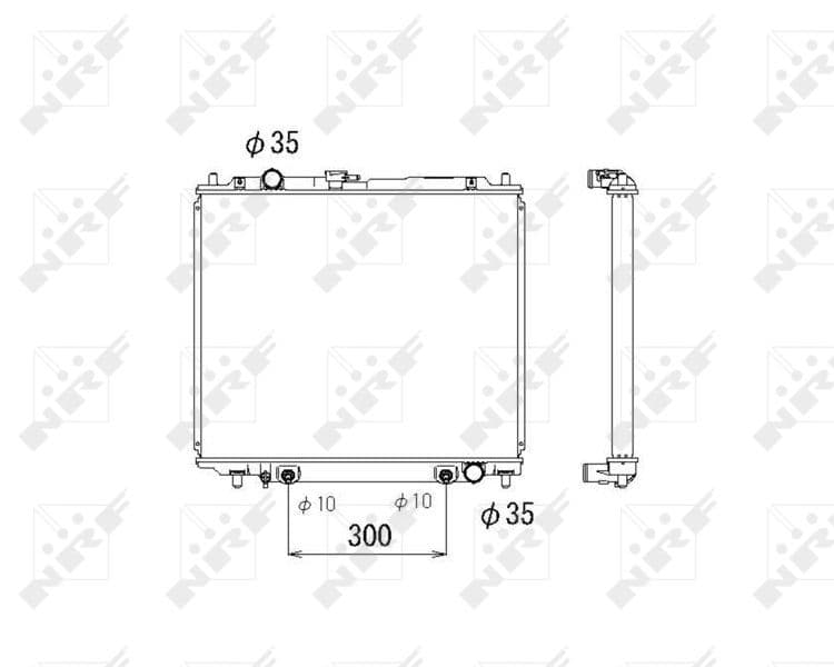 Radiators, Motora dzesēšanas sistēma NRF 53810 1