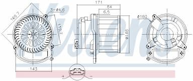 Salona ventilators NISSENS 87635 1