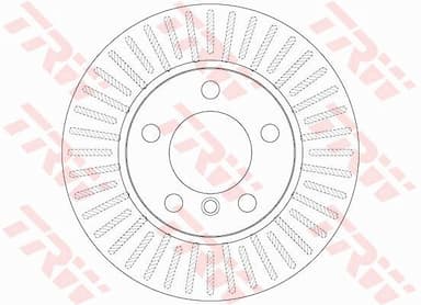 Bremžu diski TRW DF6255 1