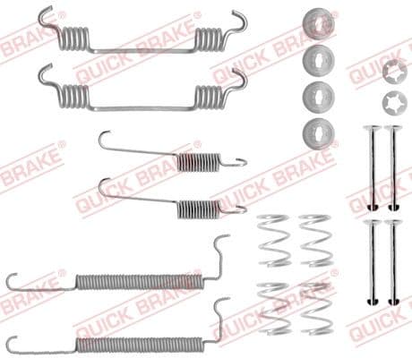 Piederumu komplekts, Bremžu loki QUICK BRAKE 105-0710 1