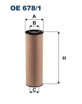 Eļļas filtrs FILTRON OE 678/1 1