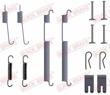 Piederumu komplekts, Bremžu loki QUICK BRAKE 105-0053 1