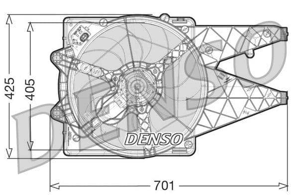 Ventilators, Motora dzesēšanas sistēma DENSO DER09100 1