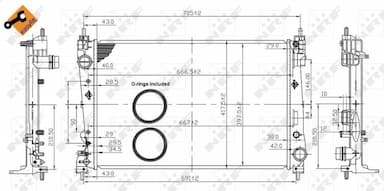 Radiators, Motora dzesēšanas sistēma NRF 53454 4