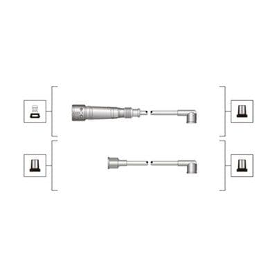 Augstsprieguma vadu komplekts MAGNETI MARELLI 941319170004 1