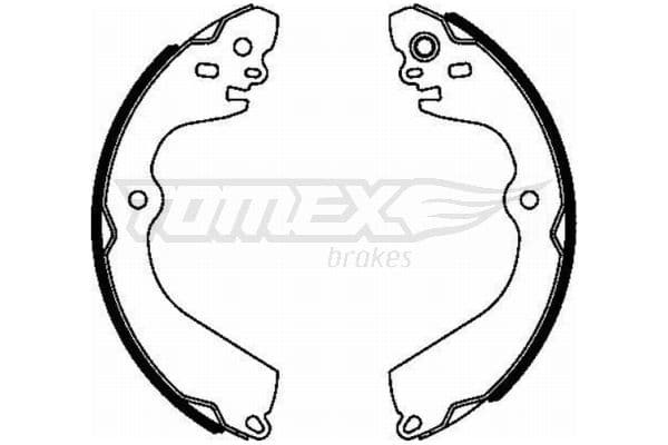 Bremžu loku komplekts TOMEX Brakes TX 23-07 1