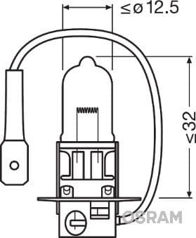 Kvēlspuldze ams-OSRAM 64151NL-HCB 3