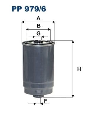 Degvielas filtrs FILTRON PP 979/6 1