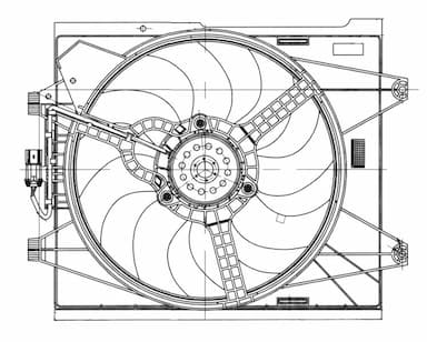 Ventilators, Motora dzesēšanas sistēma NRF 47655 1