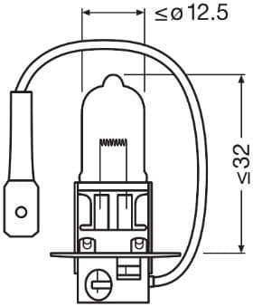 Kvēlspuldze ams-OSRAM 64151-1BL 3