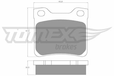 Bremžu uzliku kompl., Disku bremzes TOMEX Brakes TX 11-94 1