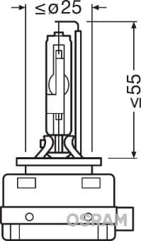 Kvēlspuldze ams-OSRAM 66150 3