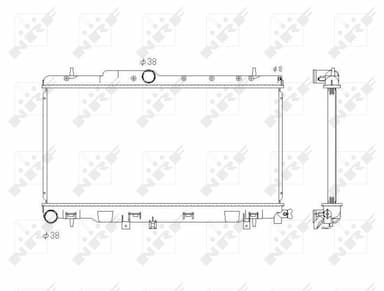 Radiators, Motora dzesēšanas sistēma NRF 53823 4