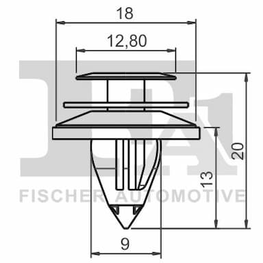 Moldings/aizsarguzlika FA1 75-40005.5 2