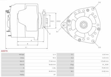 Ģenerators AS-PL A0070 6