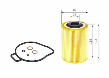 Eļļas filtrs BOSCH 1 457 429 275 5