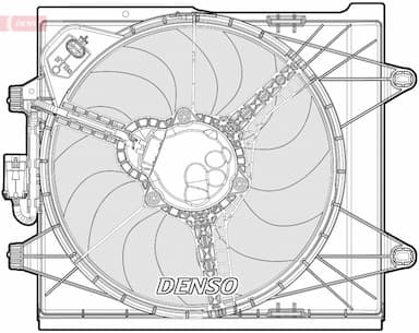 Ventilators, Motora dzesēšanas sistēma DENSO DER09096 1