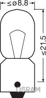 Kvēlspuldze ams-OSRAM 3893-02B 3