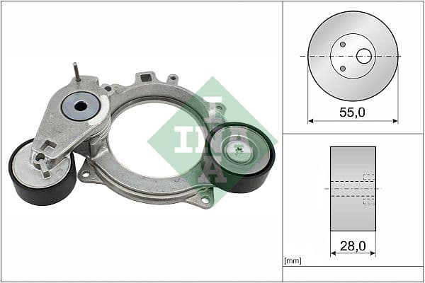 Siksnas spriegotājs, Ķīļsiksna Schaeffler INA 534 0936 10 1