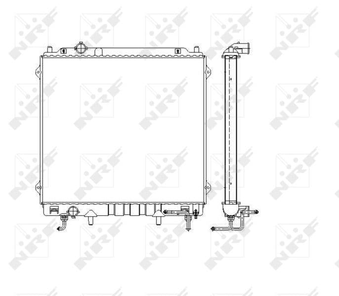 Radiators, Motora dzesēšanas sistēma NRF 53479 1