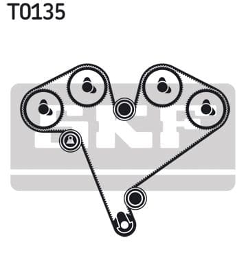 Zobsiksnas komplekts SKF VKMA 05502 2