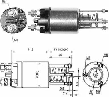 Ievilcējrelejs, Starteris MAGNETI MARELLI 940113050460 1