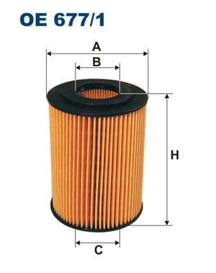 Eļļas filtrs FILTRON OE 677/1 1