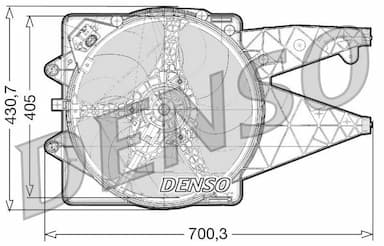 Ventilators, Motora dzesēšanas sistēma DENSO DER01020 1