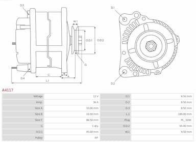 Ģenerators AS-PL A4117 6