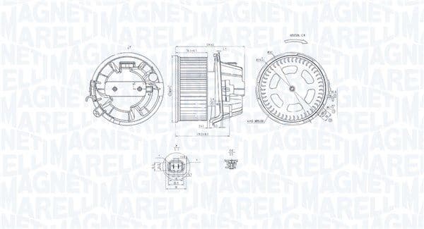 Salona ventilators MAGNETI MARELLI 069412240010 1