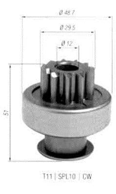 Zobrats, Starteris MAGNETI MARELLI 940113020450 1