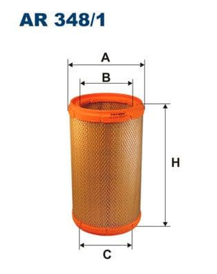 Gaisa filtrs FILTRON AR 348/1 1