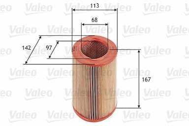 Gaisa filtrs VALEO 585623 1