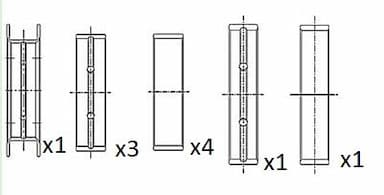 Kloķvārpstas gultnis FAI AutoParts BM1020-025 1