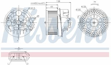 Salona ventilators NISSENS 87091 6