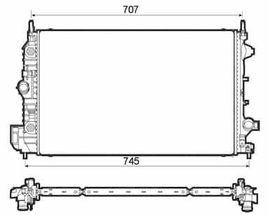 Radiators, Motora dzesēšanas sistēma NRF 53132 4