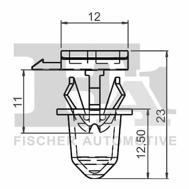 Moldings/aizsarguzlika FA1 11-40115.10 2