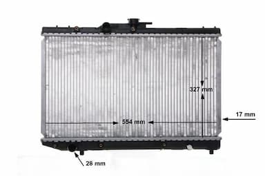 Radiators, Motora dzesēšanas sistēma MAHLE CR 768 000S 2