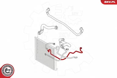 Radiatora cauruļvads ESEN SKV 43SKV730 4