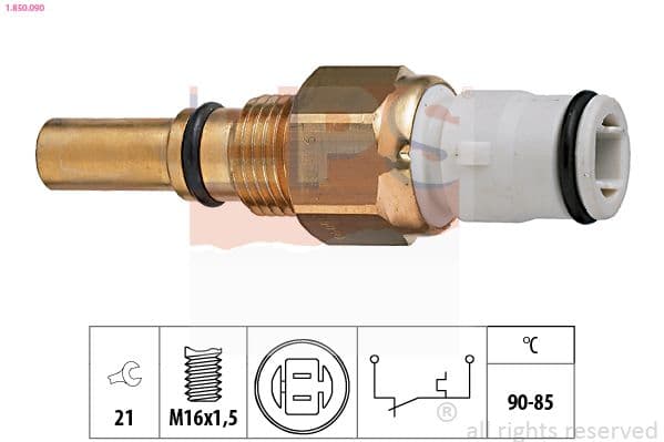 Termoslēdzis, Radiatora ventilators EPS 1.850.090 1