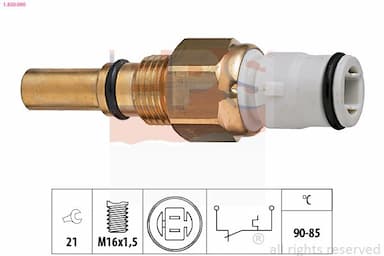 Termoslēdzis, Radiatora ventilators EPS 1.850.090 1