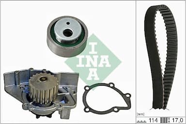 Ūdenssūknis + Zobsiksnas komplekts Schaeffler INA 530 0258 30 1