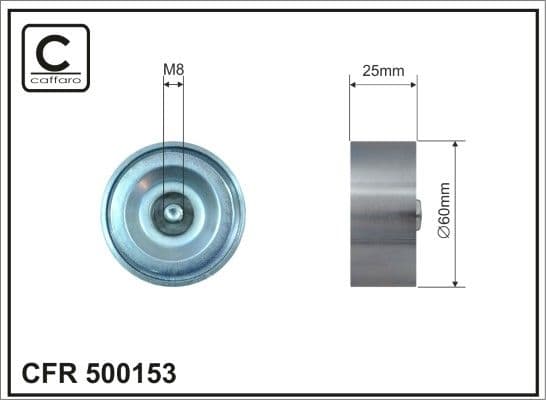 Parazīt-/Vadrullītis, Ķīļrievu siksna CAFFARO 500153 1