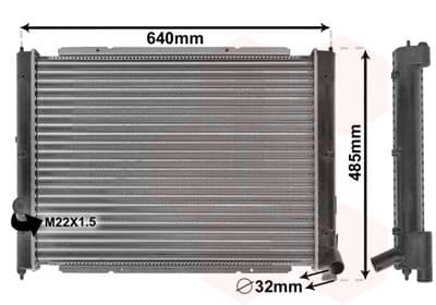 Radiators, Motora dzesēšanas sistēma VAN WEZEL 58002034 1