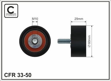 Parazīt-/Vadrullītis, Zobsiksna CAFFARO 33-50 1