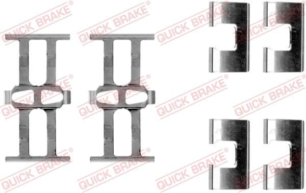 Piederumu komplekts, Disku bremžu uzlikas QUICK BRAKE 109-1118 1