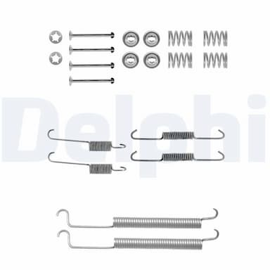 Piederumu komplekts, Bremžu loki DELPHI LY1231 1