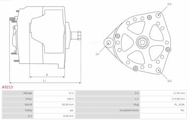 Ģenerators AS-PL A9213 5